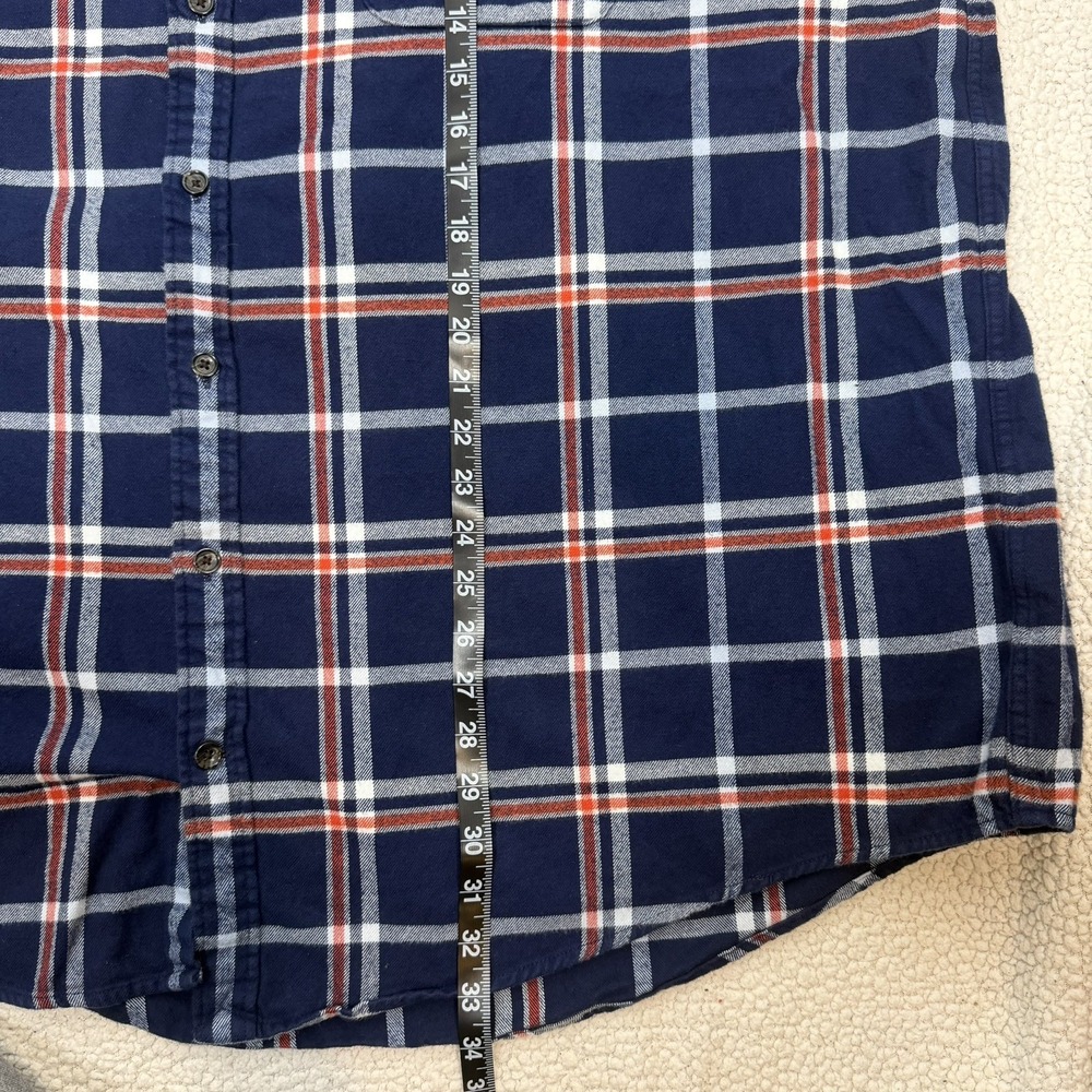 LANDS' END Big Men 3XL Traditional Fit Plaid Flagship Flannel Shirt Classic - Picture 10 of 10